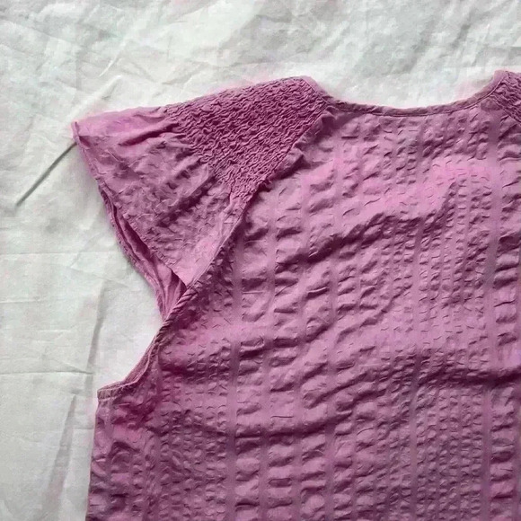 Baum Und Pferdgarten Mellony Ruffle Sleeve Orchid/Pink Blouse Size M - Picture 8 of 9